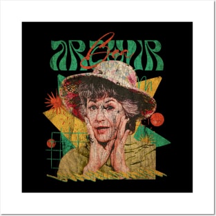 VINTAGE POP RETRO -Bea Arthur WOman-  STYLE 70S Posters and Art